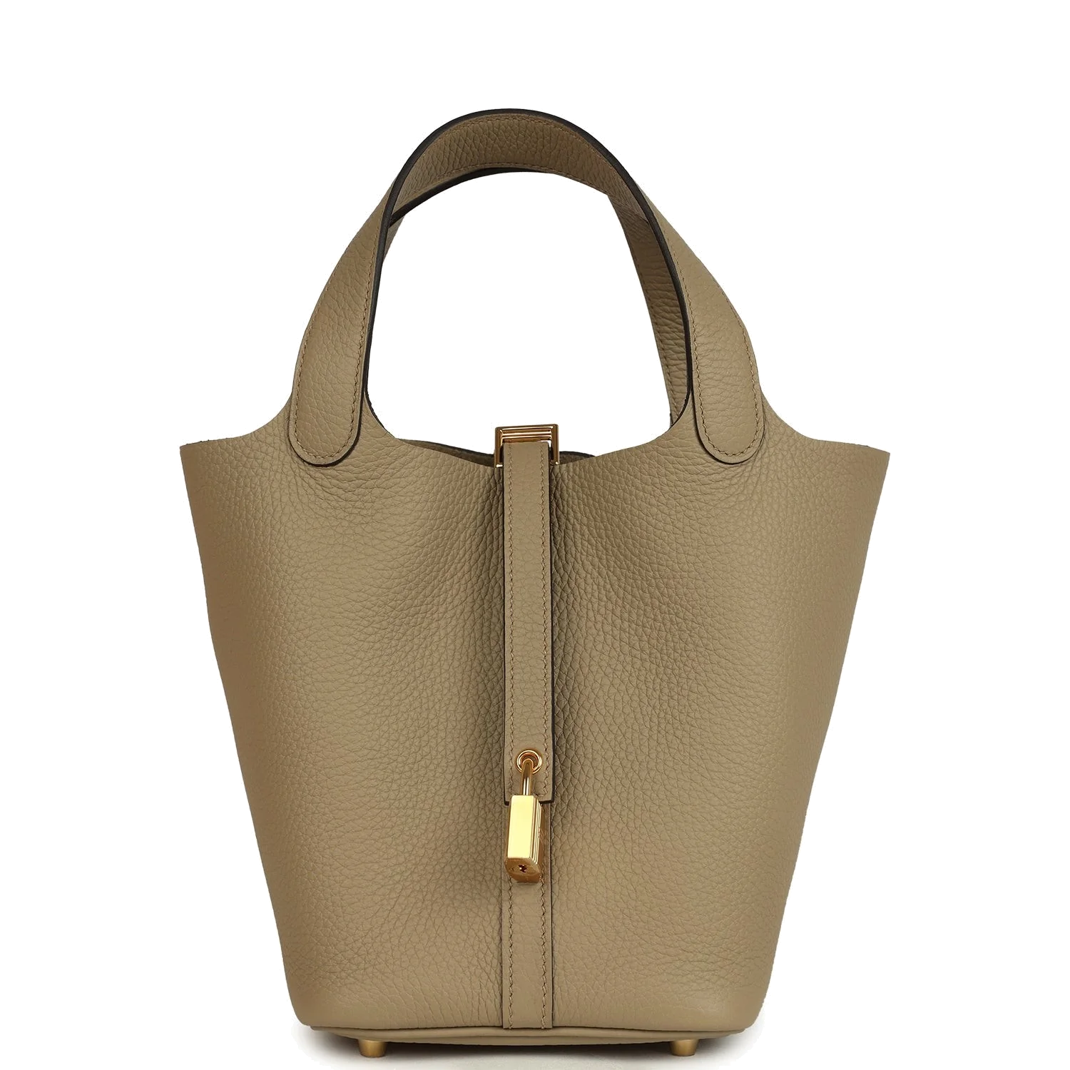 Hermes Picotin Lock 18 Beige Marfa Clemence Gold Hardware — фото 2