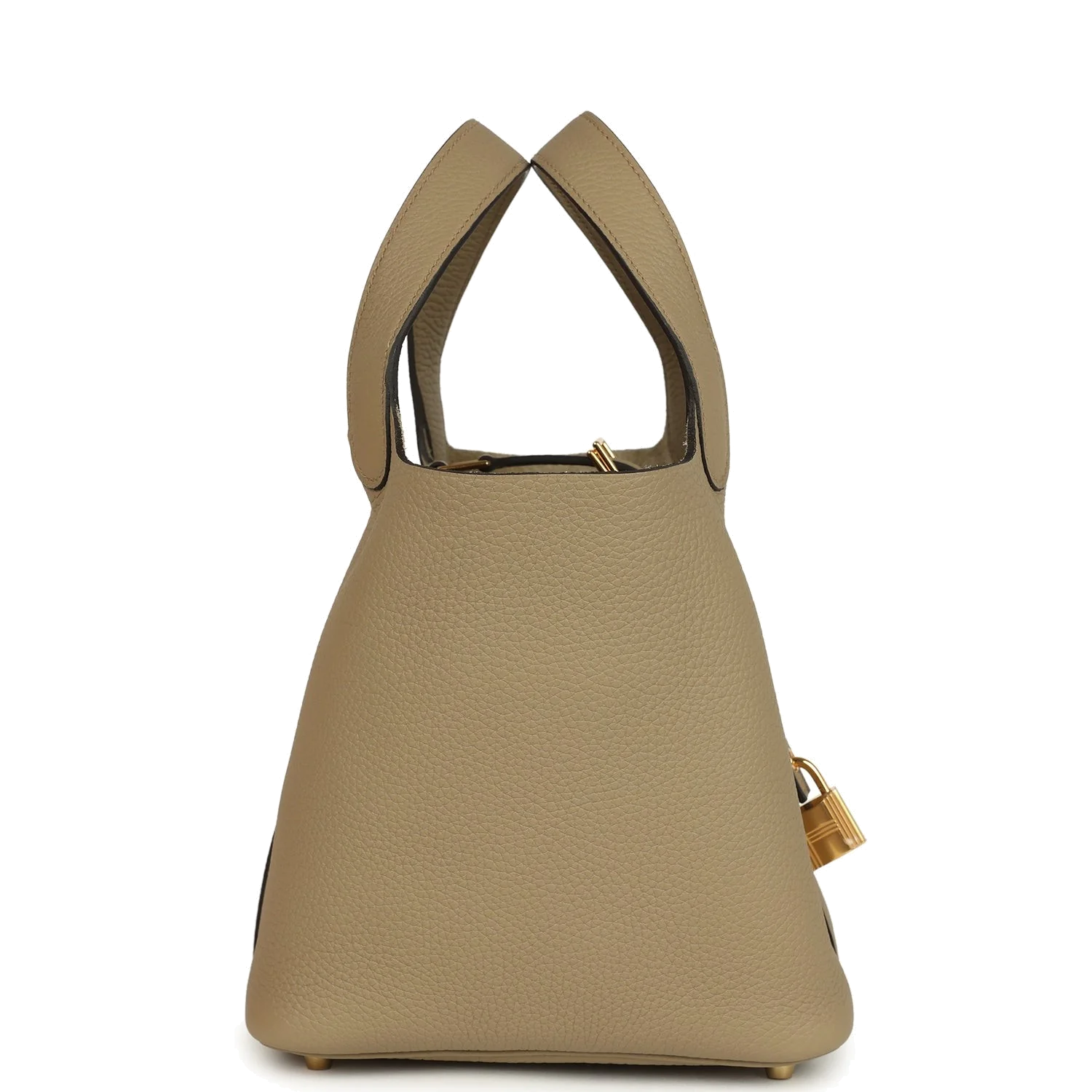 Hermes Picotin Lock 18 Beige Marfa Clemence Gold Hardware — фото 4