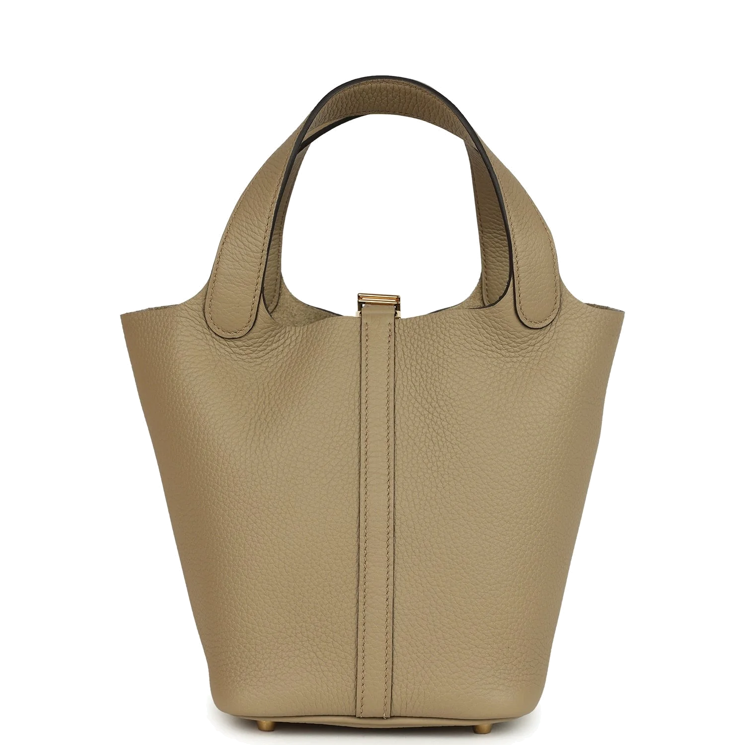 Hermes Picotin Lock 18 Beige Marfa Clemence Gold Hardware — фото 5