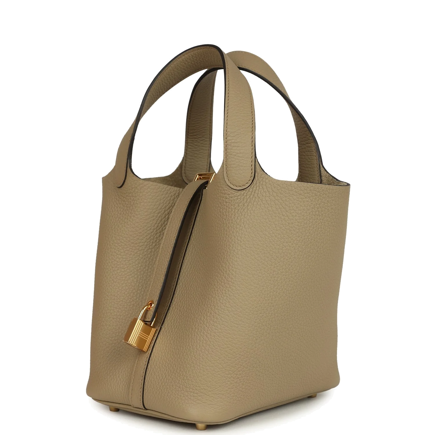 Hermes Picotin Lock 18 Beige Marfa Clemence Gold Hardware — фото 6
