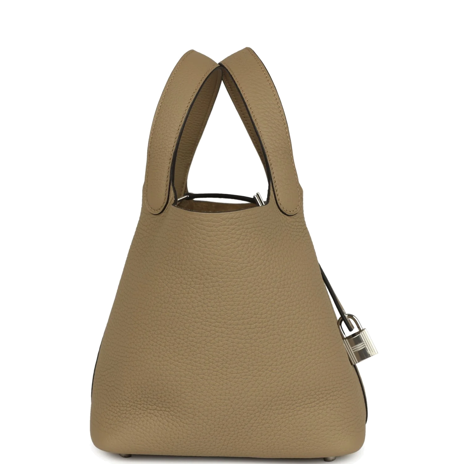 Hermes Picotin Lock 18 Beige Marfa Clemence Palladium Hardware — фото 4