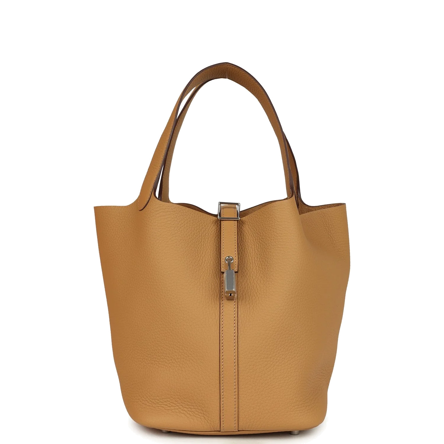 Hermes Picotin Lock 22 Biscuit Clemence Palladium Hardware — фото 2