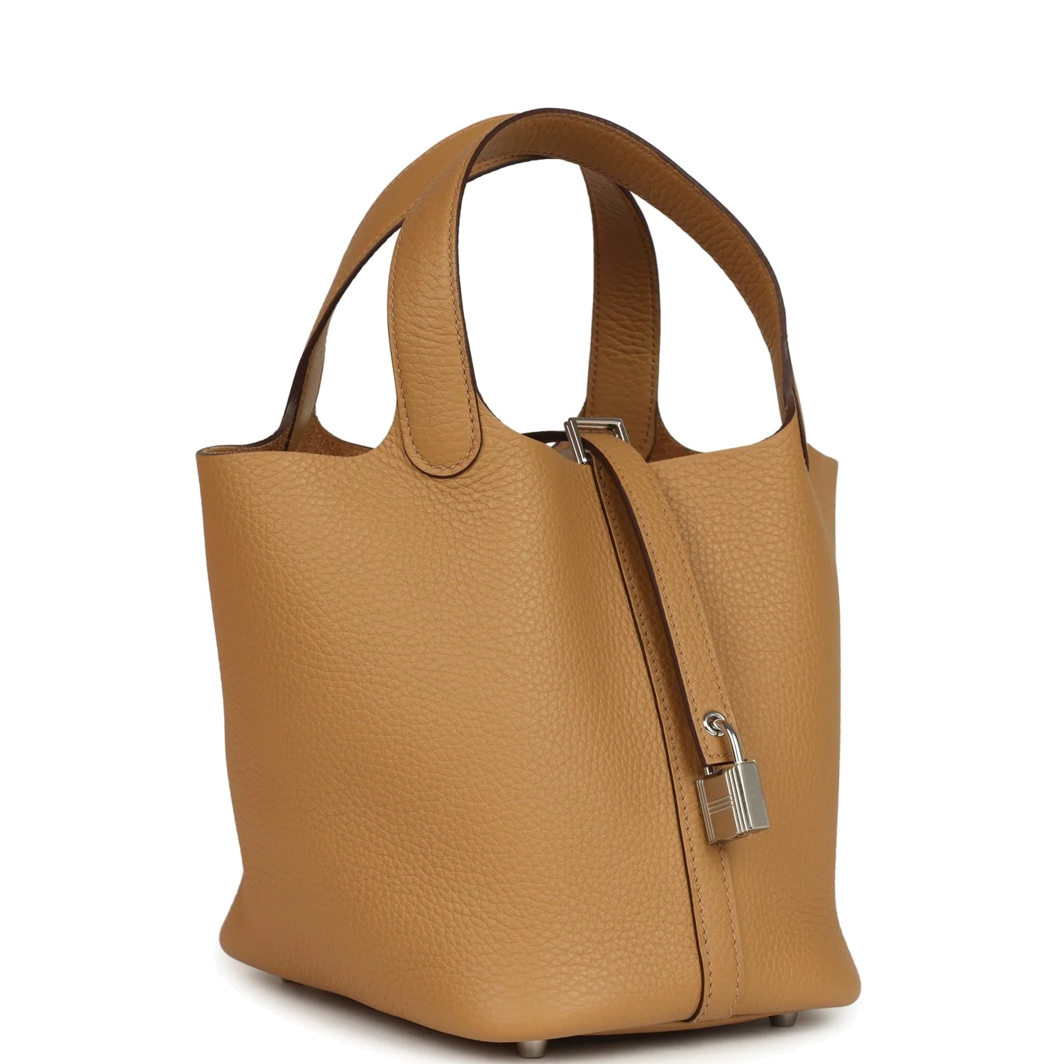 Hermes Picotin Lock 18 Biscuit Clemence Palladium Hardware — фото 3