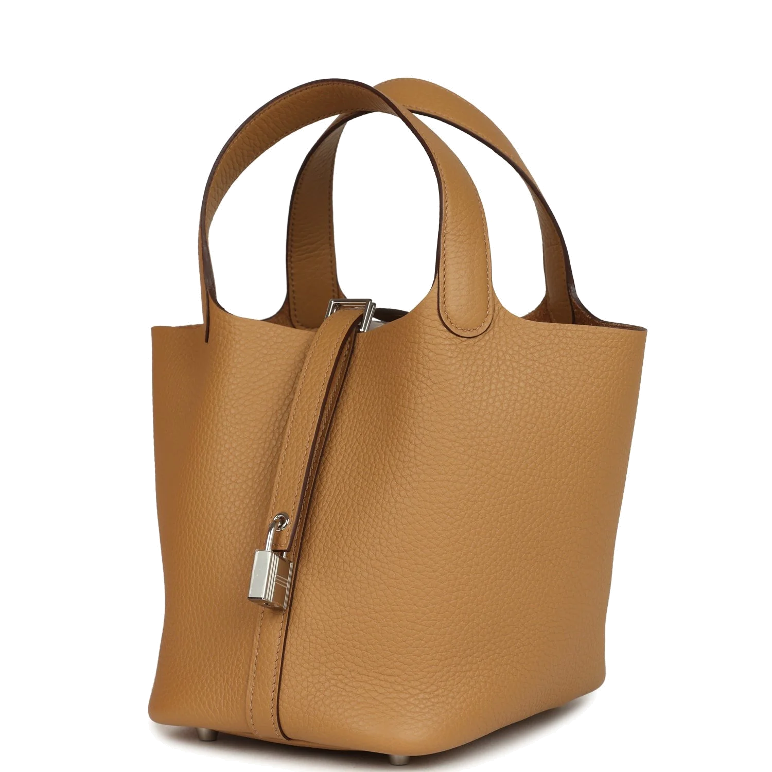 Hermes Picotin Lock 18 Biscuit Clemence Palladium Hardware — фото 4