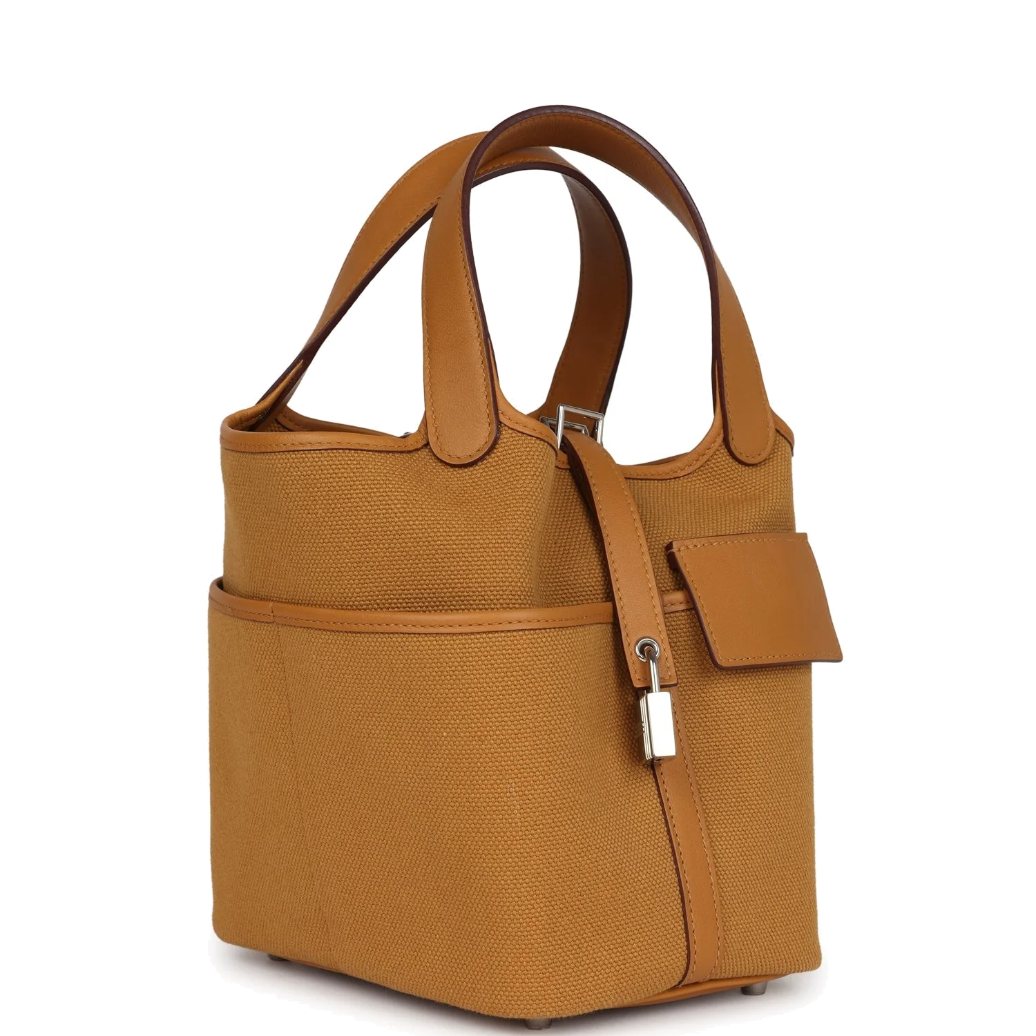 Hermes Picotin Cargo 18 Sesame Swift and Toile Canvas Palladium Hardware — фото 3
