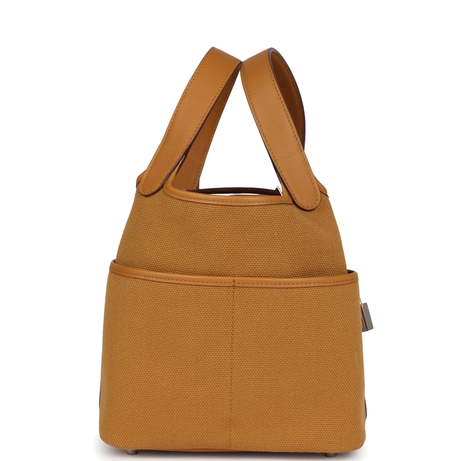 Hermes Picotin Cargo 18 Sesame Swift and Toile Canvas Palladium Hardware — фото 4