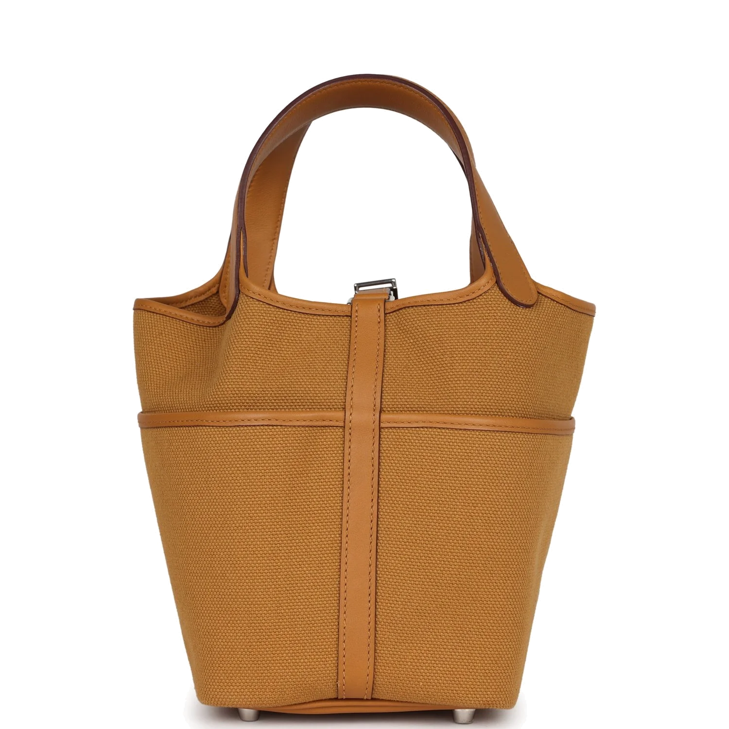 Hermes Picotin Cargo 18 Sesame Swift and Toile Canvas Palladium Hardware — фото 5