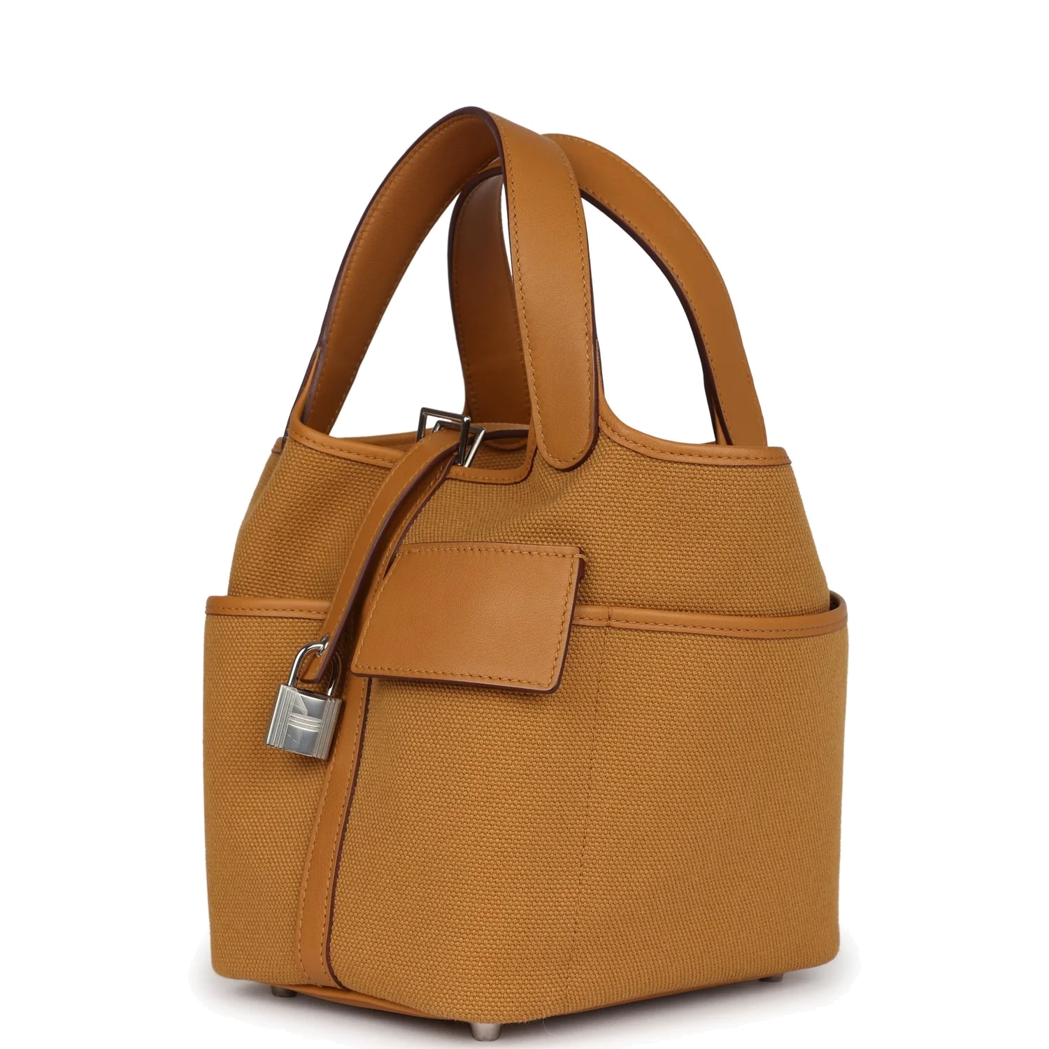 Hermes Picotin Cargo 18 Sesame Swift and Toile Canvas Palladium Hardware — фото 6