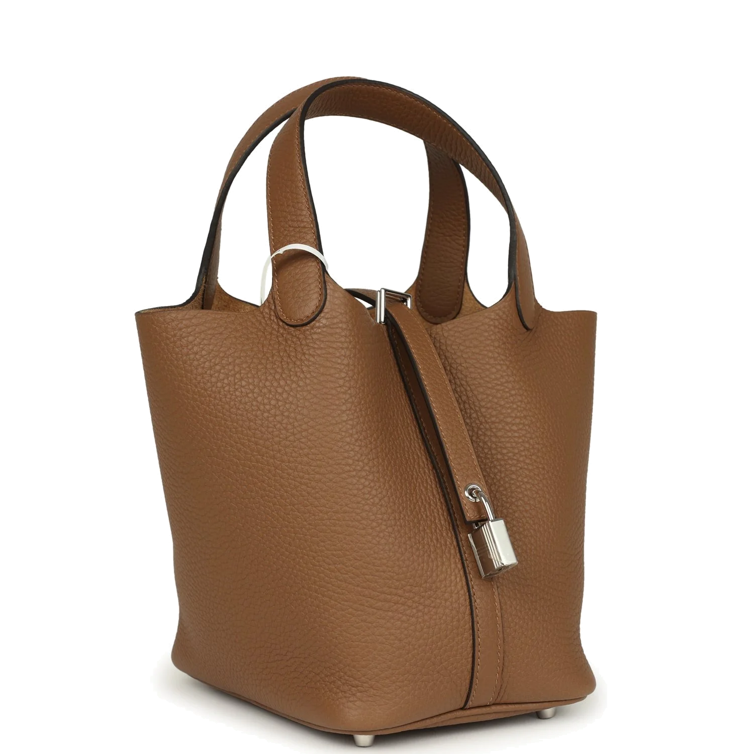 Hermes Picotin Lock 18 Alezan Clemence Palladium Hardware — фото 3