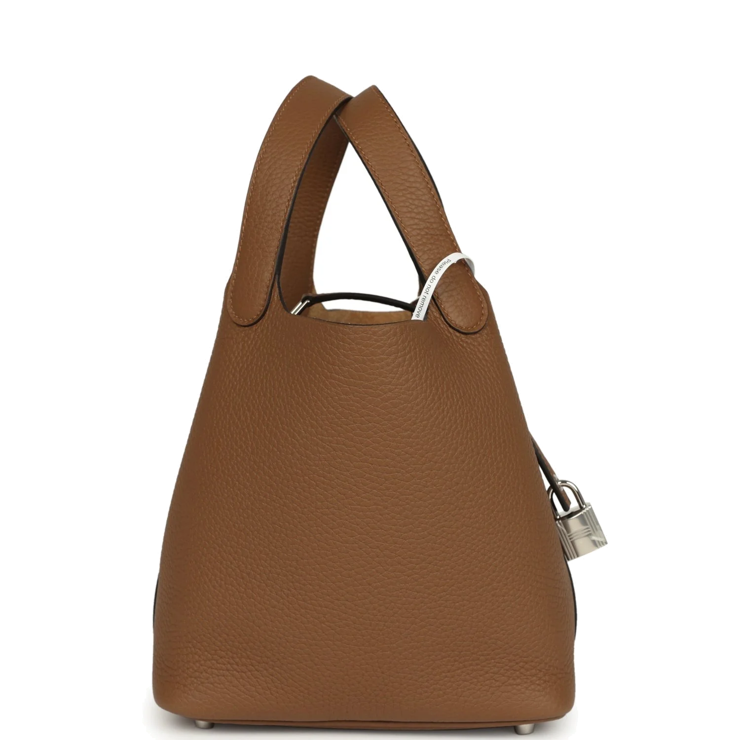 Hermes Picotin Lock 18 Alezan Clemence Palladium Hardware — фото 4