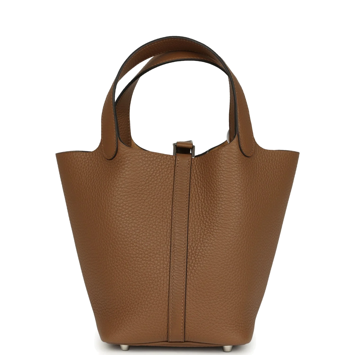 Hermes Picotin Lock 18 Alezan Clemence Palladium Hardware — фото 5