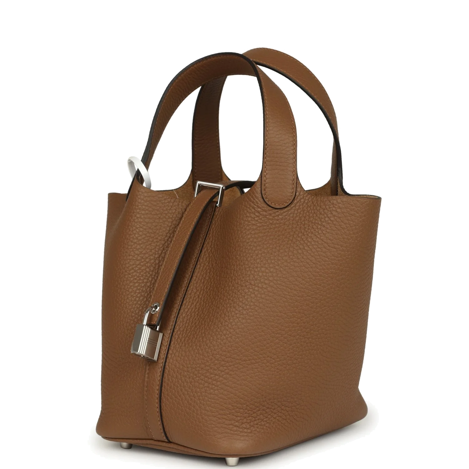 Hermes Picotin Lock 18 Alezan Clemence Palladium Hardware — фото 6