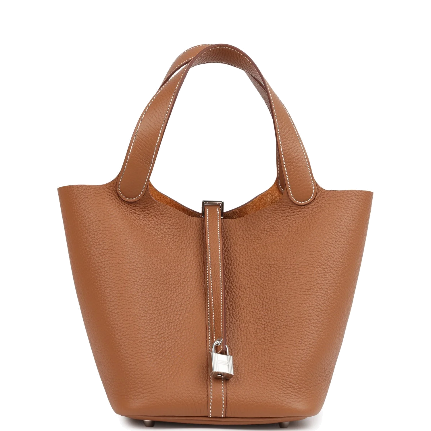 Hermes Picotin Lock 22 Gold Clemence Palladium Hardware — фото 1