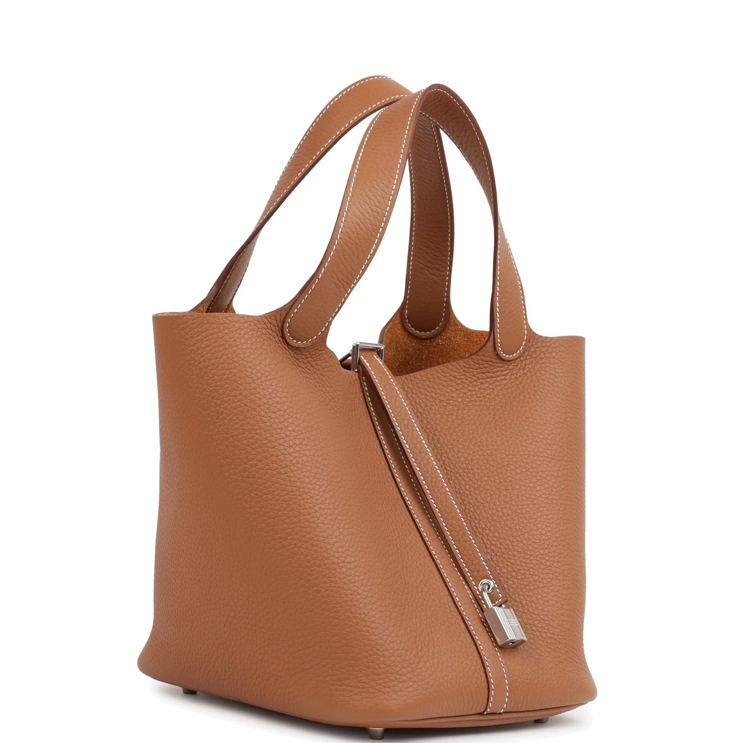 Hermes Picotin Lock 22 Gold Clemence Palladium Hardware — фото 4