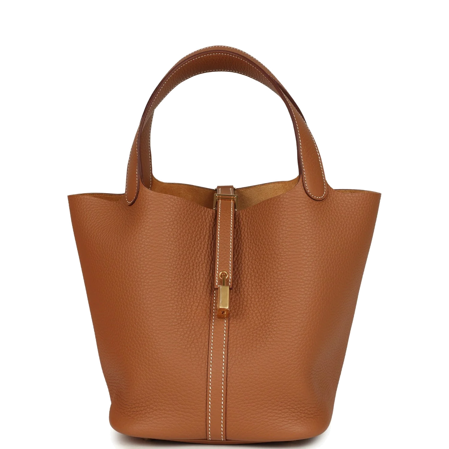 Hermes Picotin Lock 22 Gold Clemence Gold Hardware