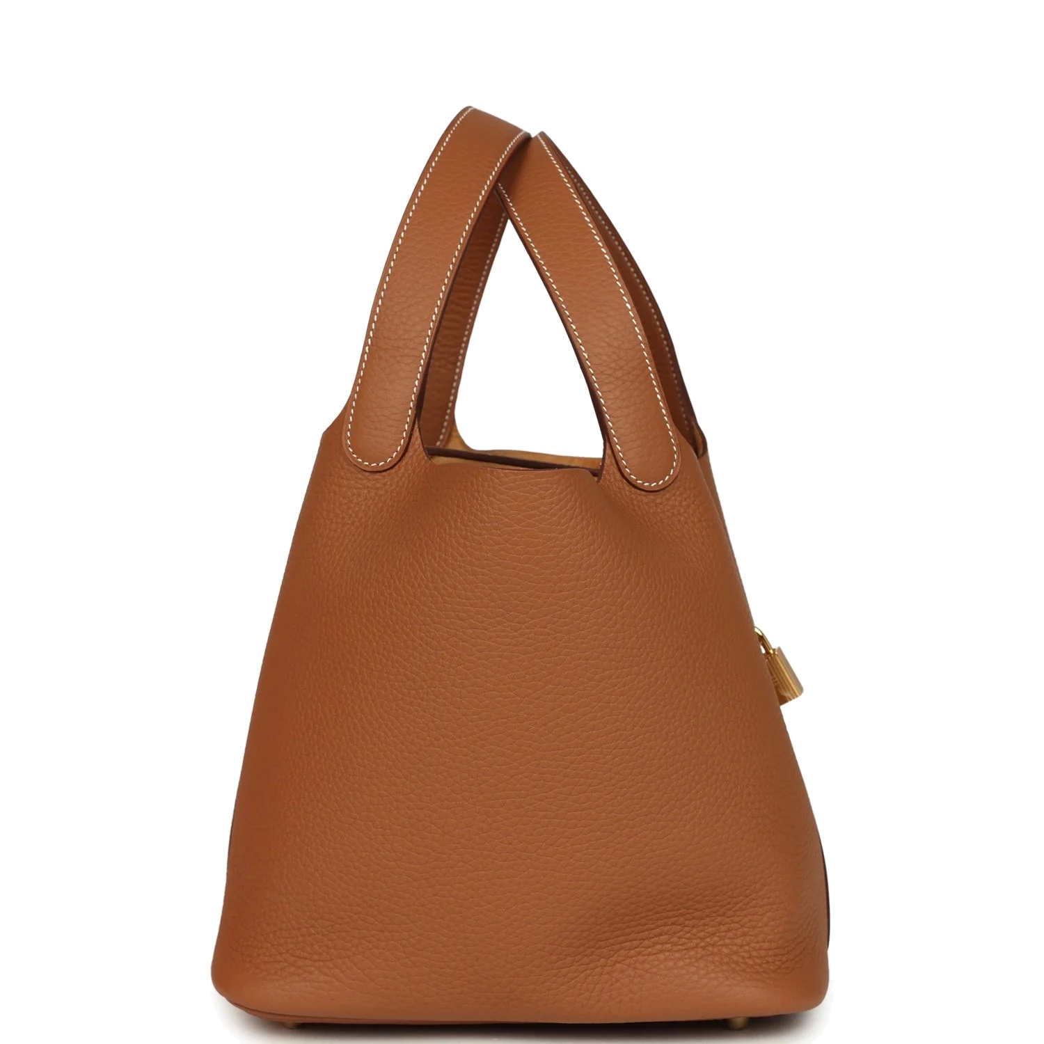 Hermes Picotin Lock 22 Gold Clemence Gold Hardware — фото 5