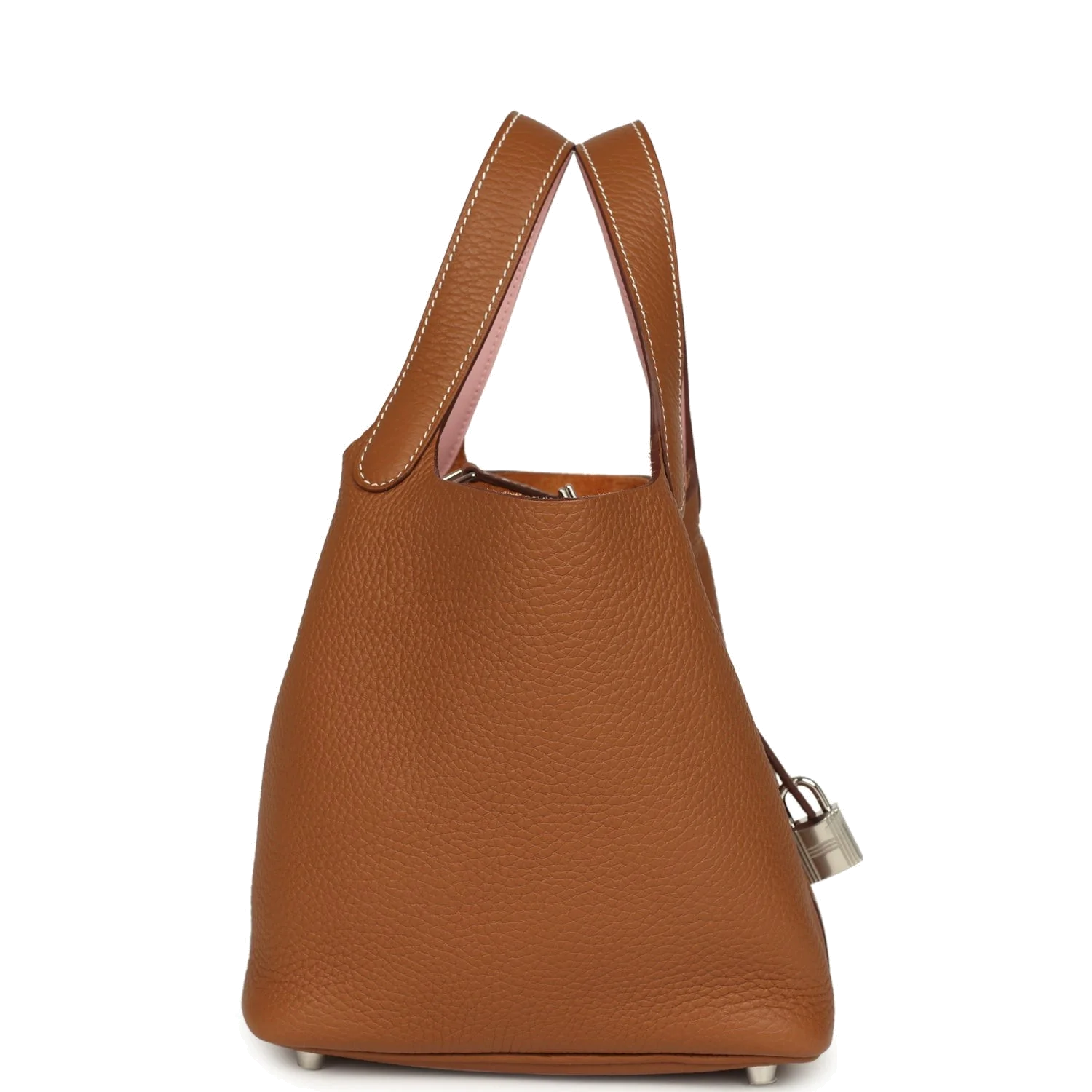 Hermes Picotin Lock 18 Eclat Gold and Rose Sakura Clemence Palladium Hardware — фото 4