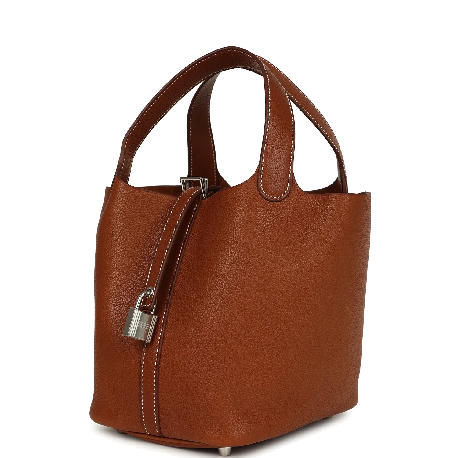Hermes Picotin Lock 18 Fauve Barenia Faubourg Palladium Hardware — фото 6