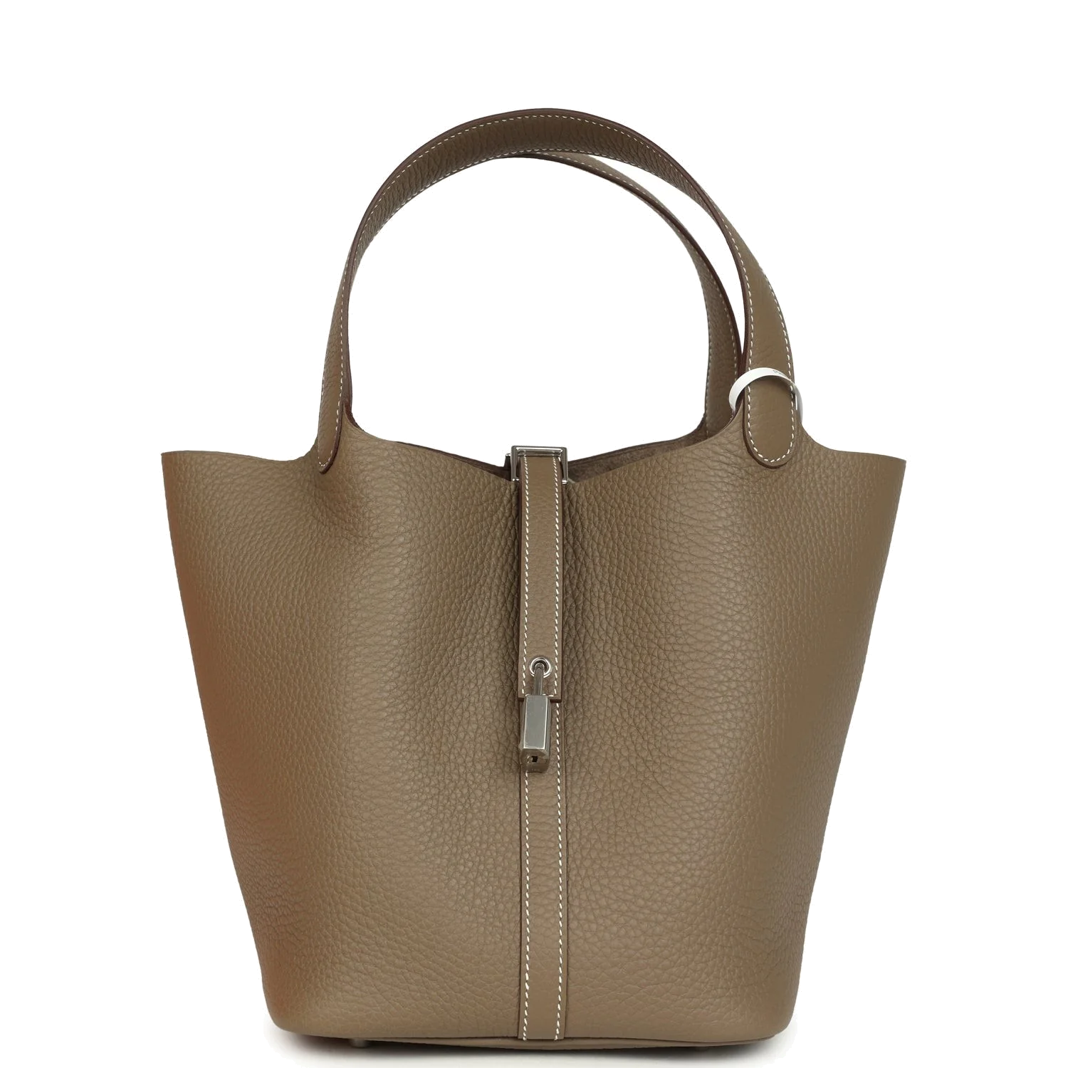 Hermes Picotin Lock 22 Etoupe Clemence Palladium Hardware — фото 2