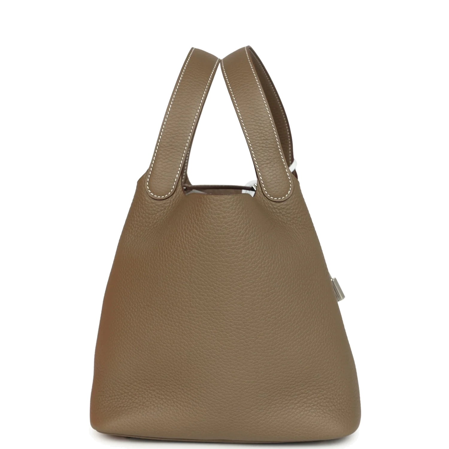 Hermes Picotin Lock 22 Etoupe Clemence Palladium Hardware — фото 4