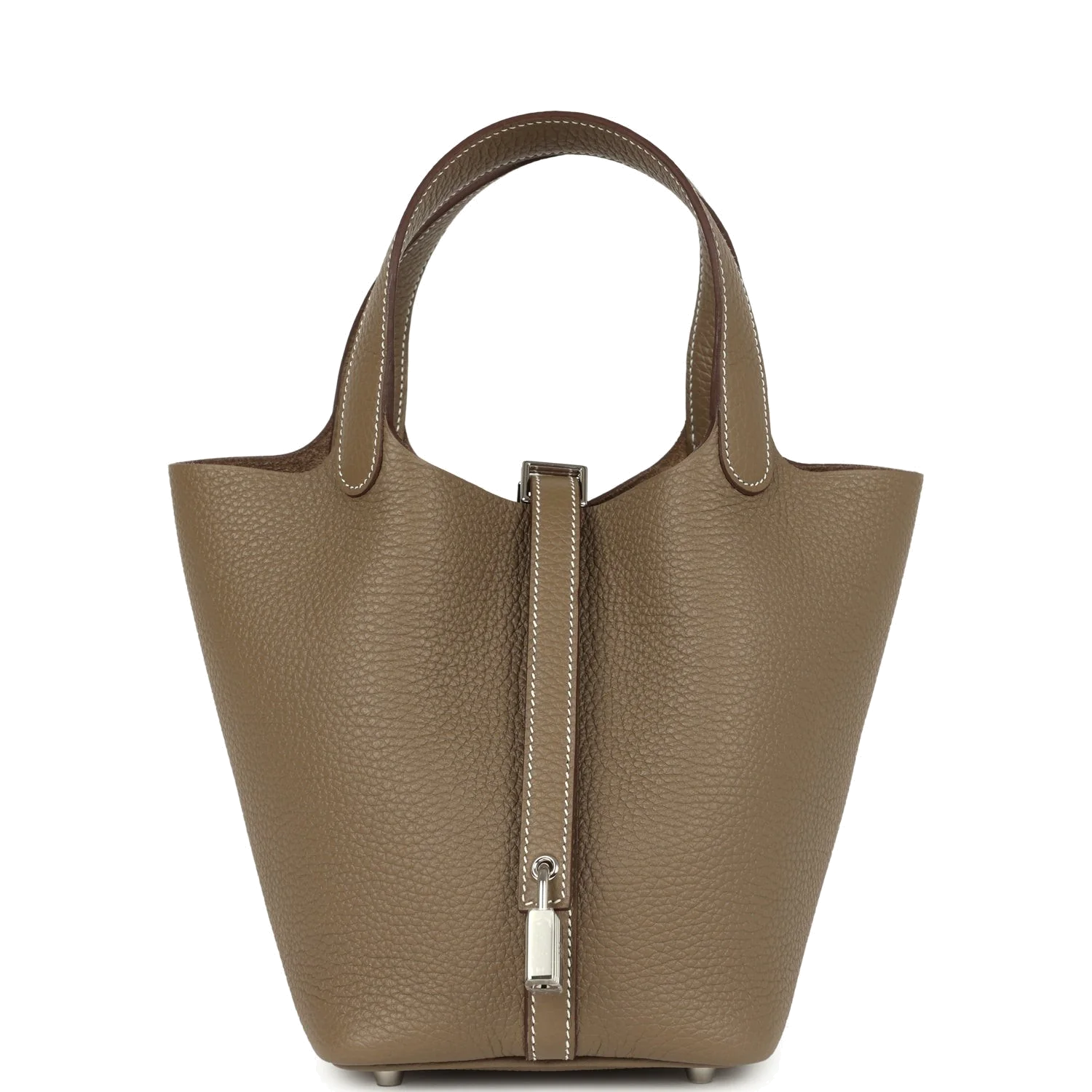Hermes Picotin Lock 18 Etoupe Clemence Palladium Hardware — фото 2