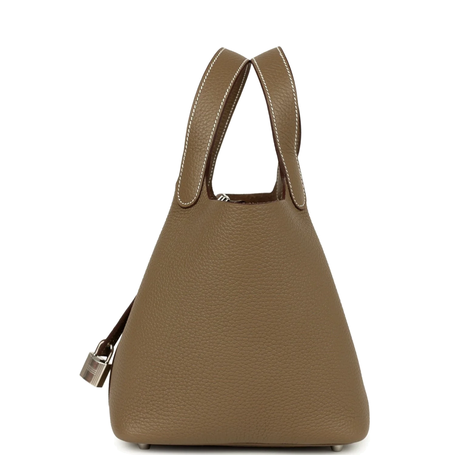Hermes Picotin Lock 18 Etoupe Clemence Palladium Hardware — фото 4