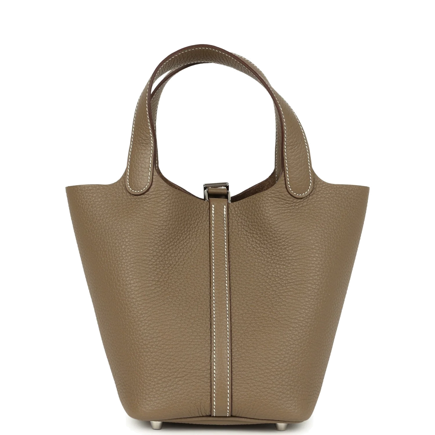 Hermes Picotin Lock 18 Etoupe Clemence Palladium Hardware — фото 5