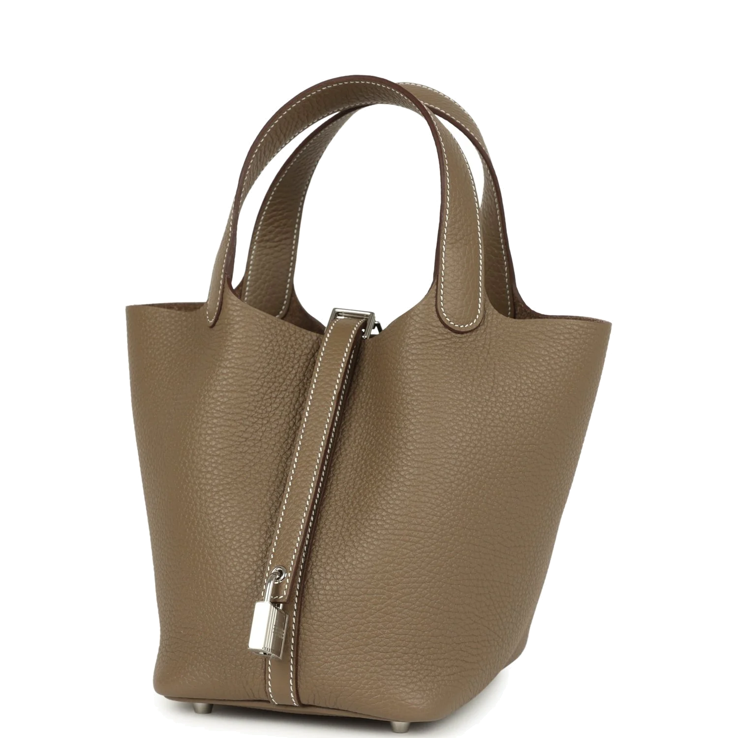 Hermes Picotin Lock 18 Etoupe Clemence Palladium Hardware — фото 6