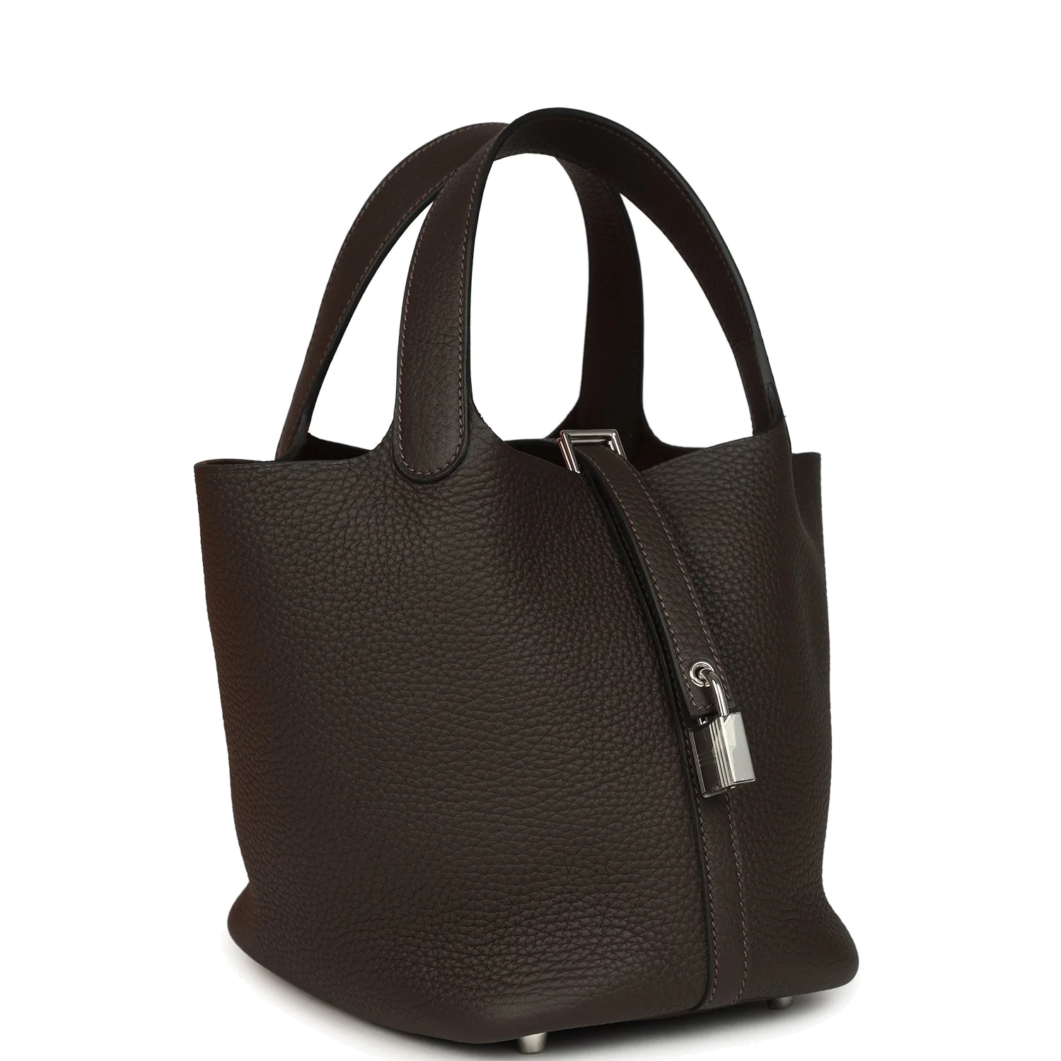 Hermes Picotin Lock 18 Ebene Clemence Palladium Hardware — фото 3