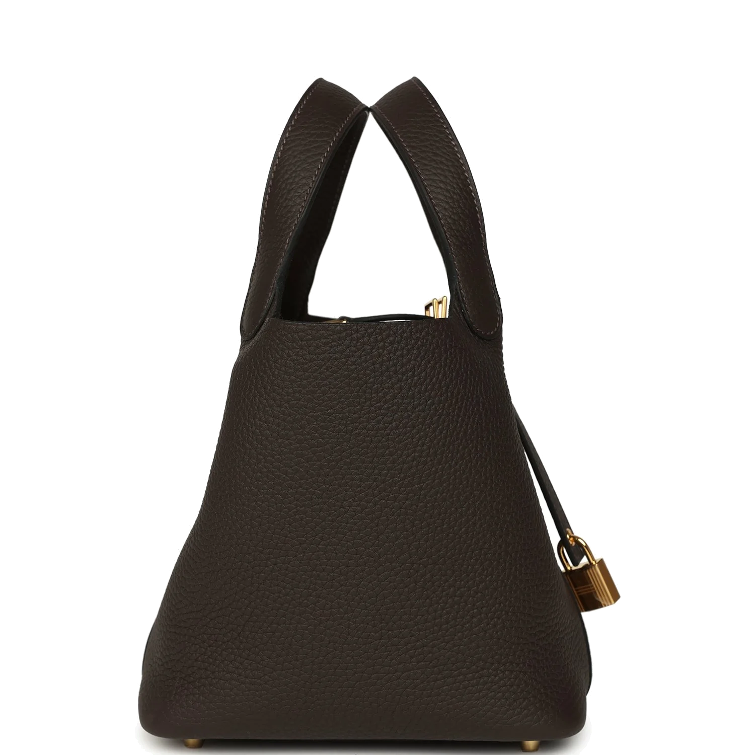Hermes Picotin Lock 18 Ebene Clemence Gold Hardware — фото 4
