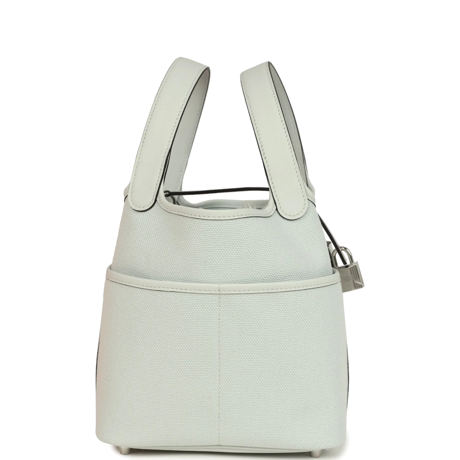 Hermes Picotin Cargo 18 Gris Platine Toile Canvas and Swift Palladium Hardware — фото 4
