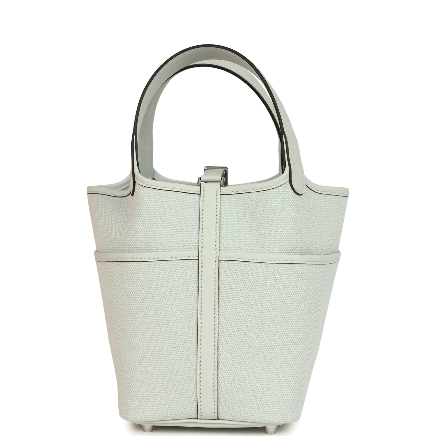 Hermes Picotin Cargo 18 Gris Platine Toile Canvas and Swift Palladium Hardware — фото 5