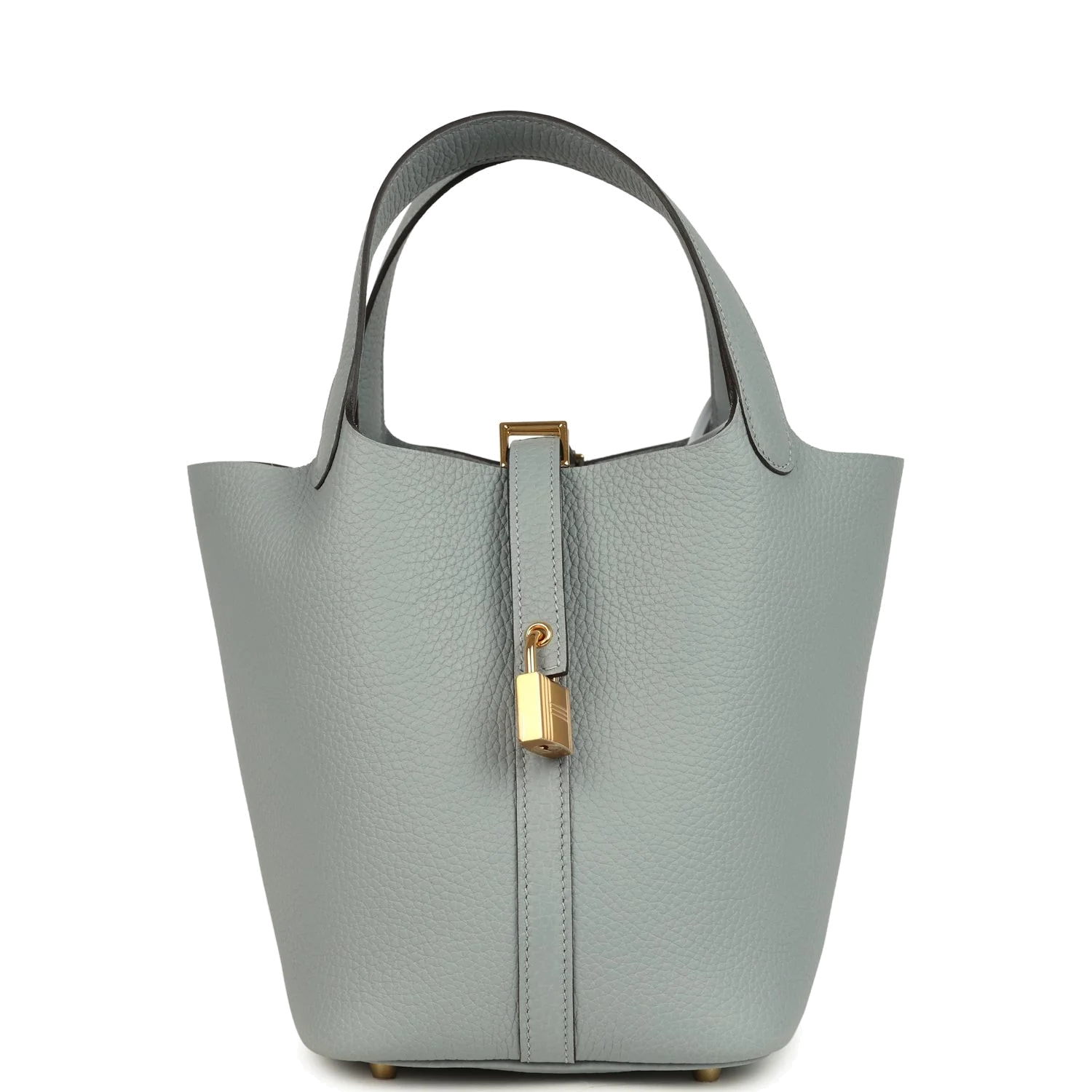 Hermes Picotin Lock 18 Gris Pantin Clemence Gold Hardware — фото 2