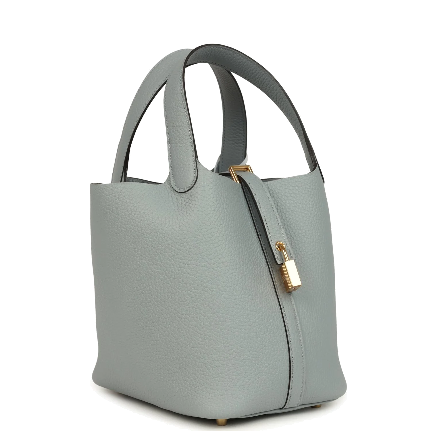 Hermes Picotin Lock 18 Gris Pantin Clemence Gold Hardware — фото 3