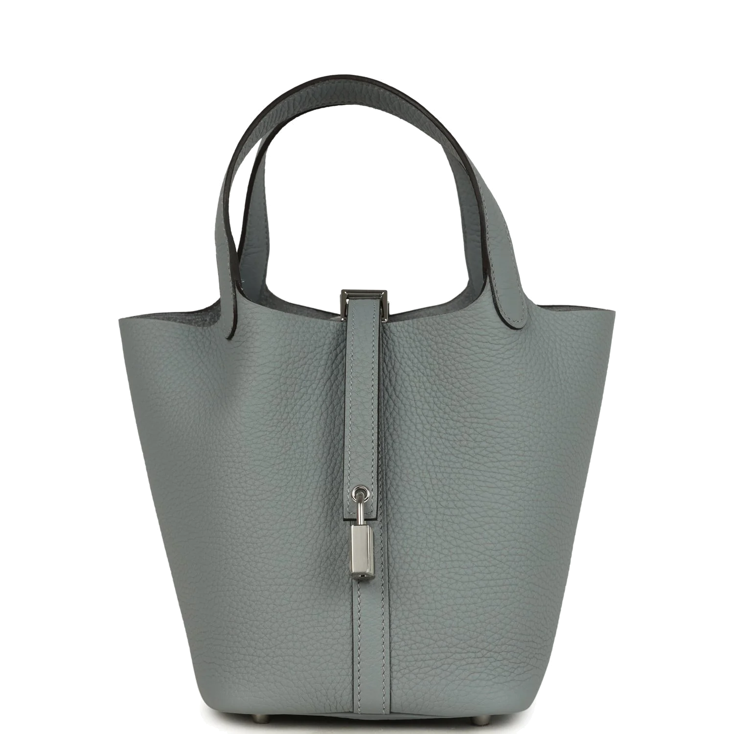 Hermes Picotin Lock 18 Gris Pantin Clemence Palladium Hardware — фото 2