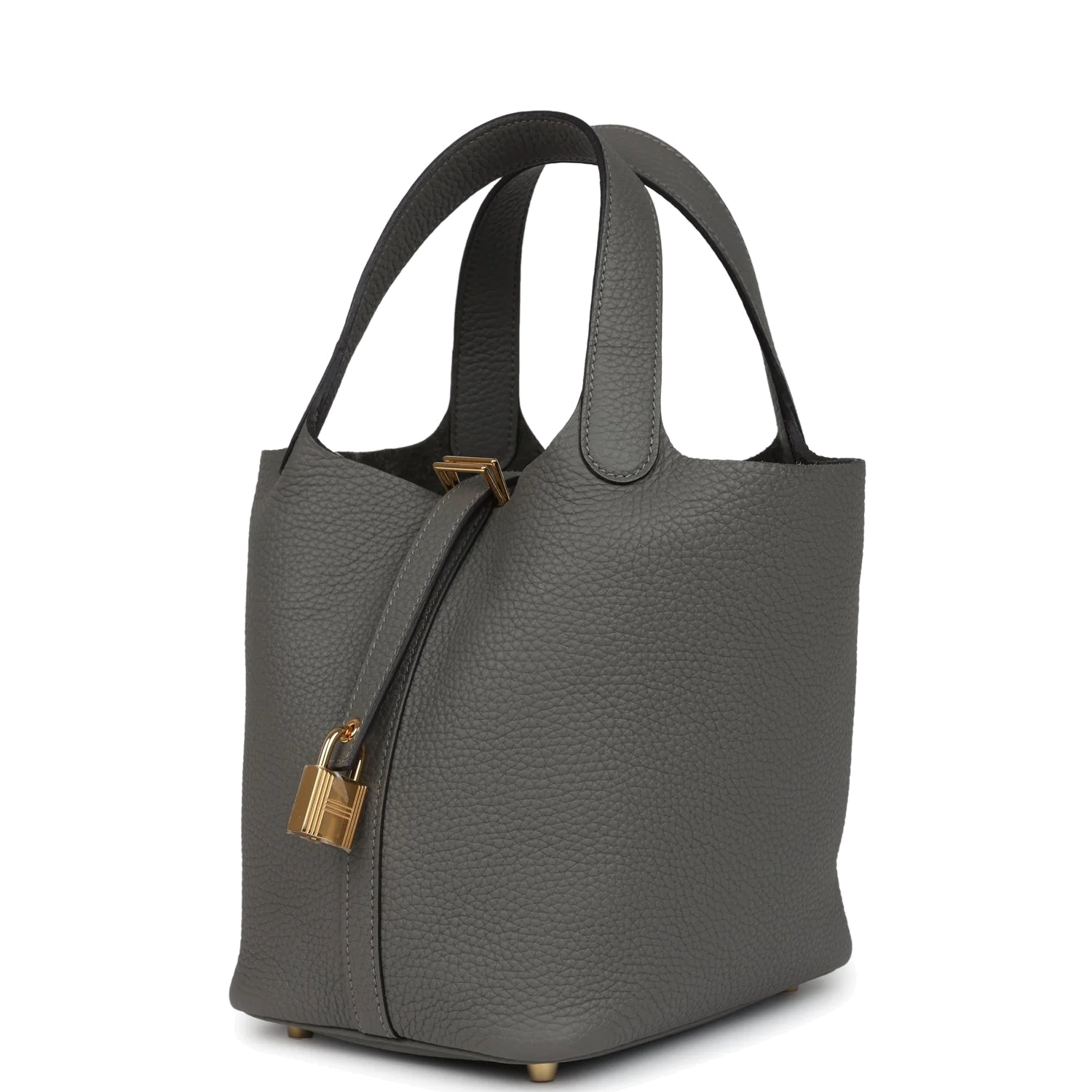 Hermes Picotin Lock 18 Gris Meyer Clemence Gold Hardware — фото 6