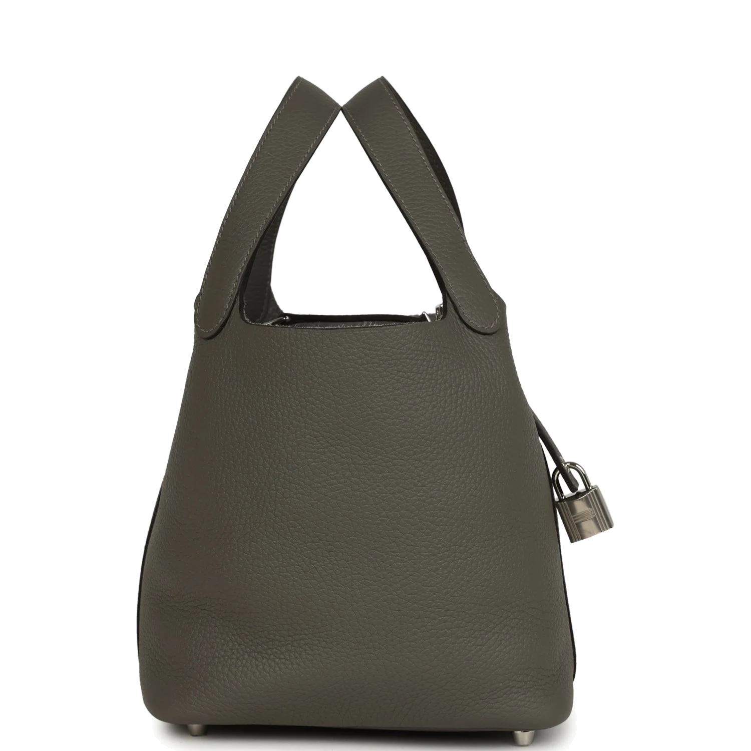Hermes Picotin Lock 18 Gris Meyer Clemence Palladium Hardware — фото 4