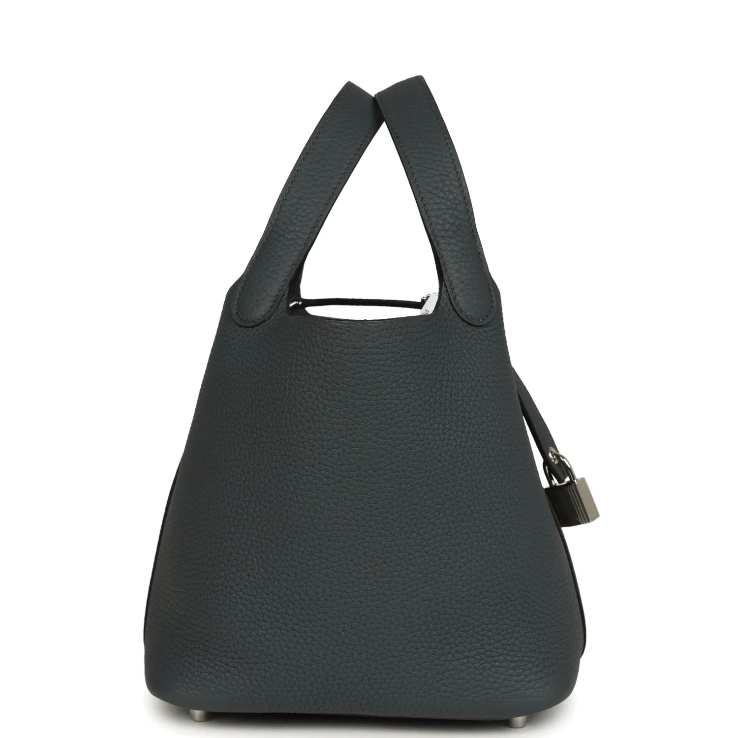 Hermes Picotin Lock 18 Gris Misty Clemence Palladium Hardware — фото 4