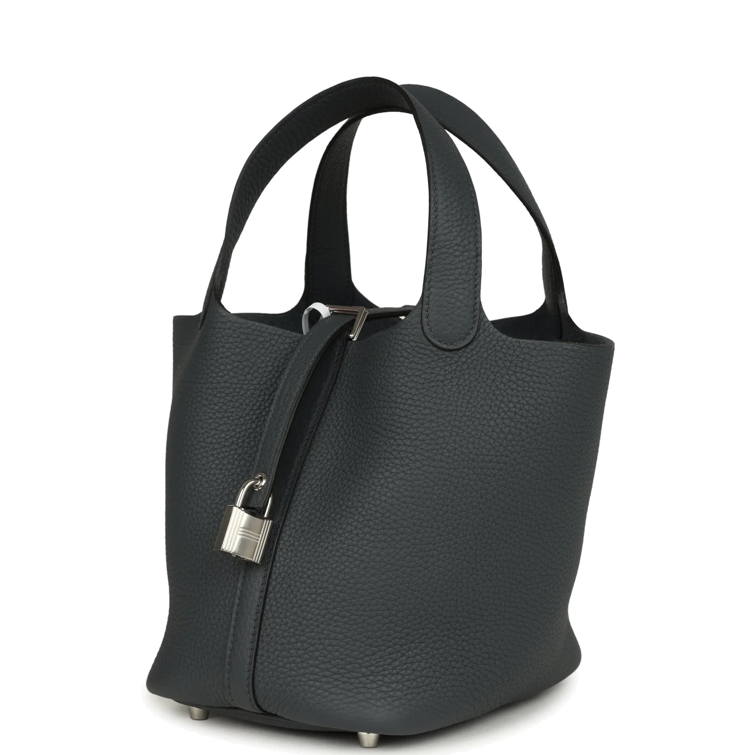 Hermes Picotin Lock 18 Gris Misty Clemence Palladium Hardware — фото 6