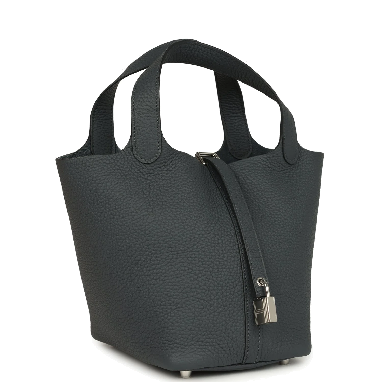 Hermes Picotin Lock 18 Gris Misty Clemence Palladium Hardware — фото 3