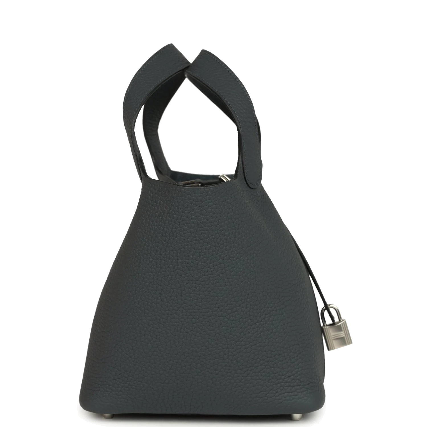 Hermes Picotin Lock 18 Gris Misty Clemence Palladium Hardware — фото 4