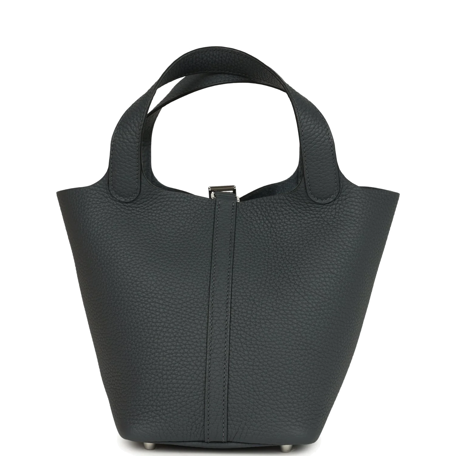 Hermes Picotin Lock 18 Gris Misty Clemence Palladium Hardware — фото 5