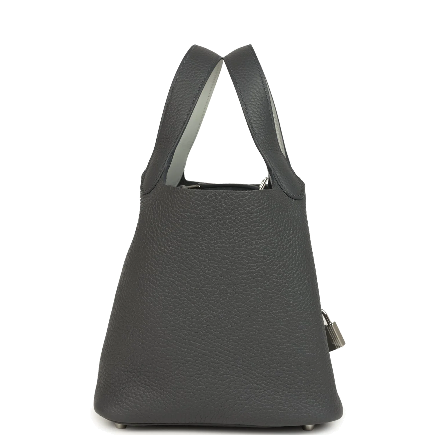 Hermes Picotin Lock 18 Eclat Ardoise Clemence and Gris Pantin Swift Palladium Hardware — фото 5