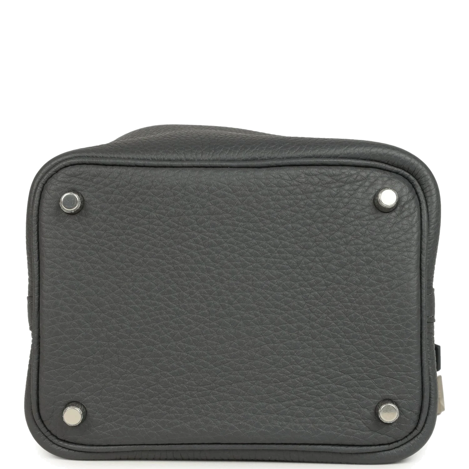 Hermes Picotin Lock 18 Eclat Ardoise Clemence and Gris Pantin Swift Palladium Hardware — фото 7