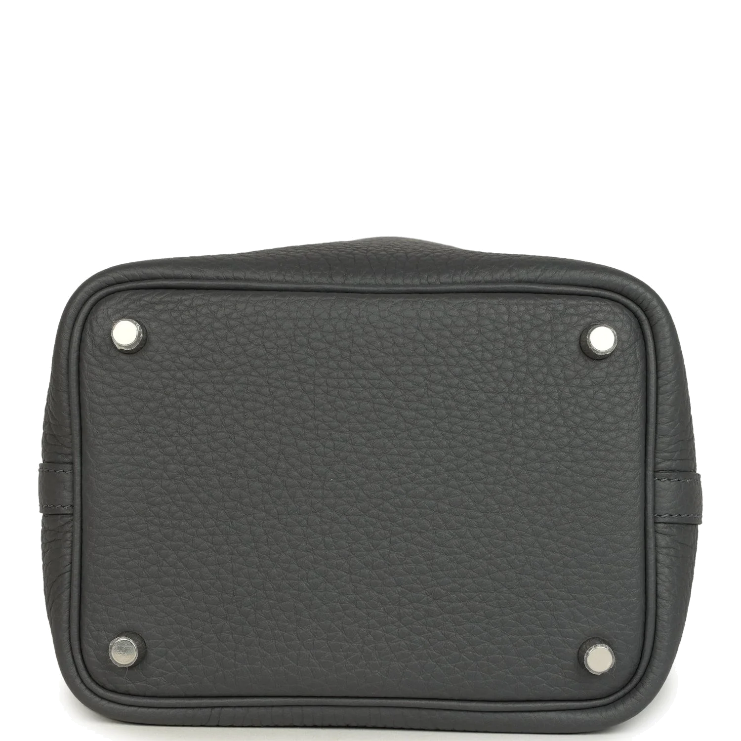 Hermes Picotin Lock Eclat 18 Ardoise Clemence and Gris Platine Swift Palladium Hardware — фото 7