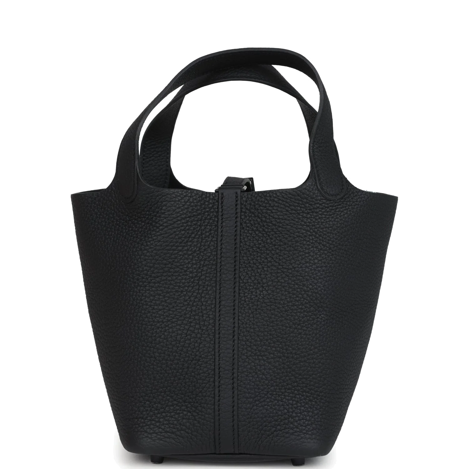 Hermes Picotin Lock 18 Monochrome Black Clemence Black Hardware — фото 5