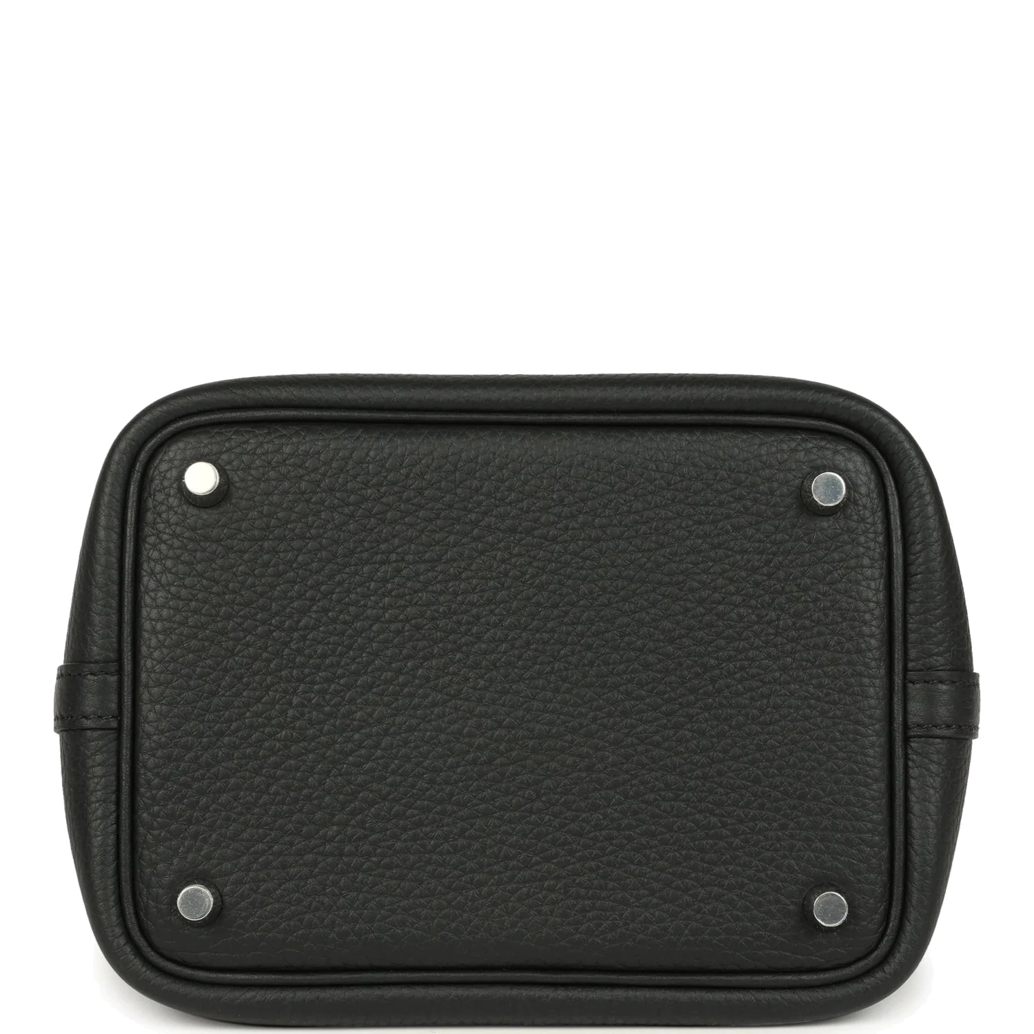 Hermes Picotin Lock 18 Black Clemence Palladium Hardware — фото 7
