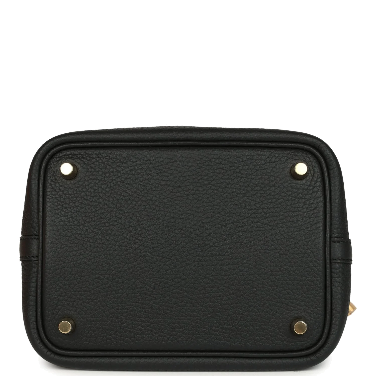 Hermes Picotin Lock 18 Black Clemence Gold Hardware — фото 7