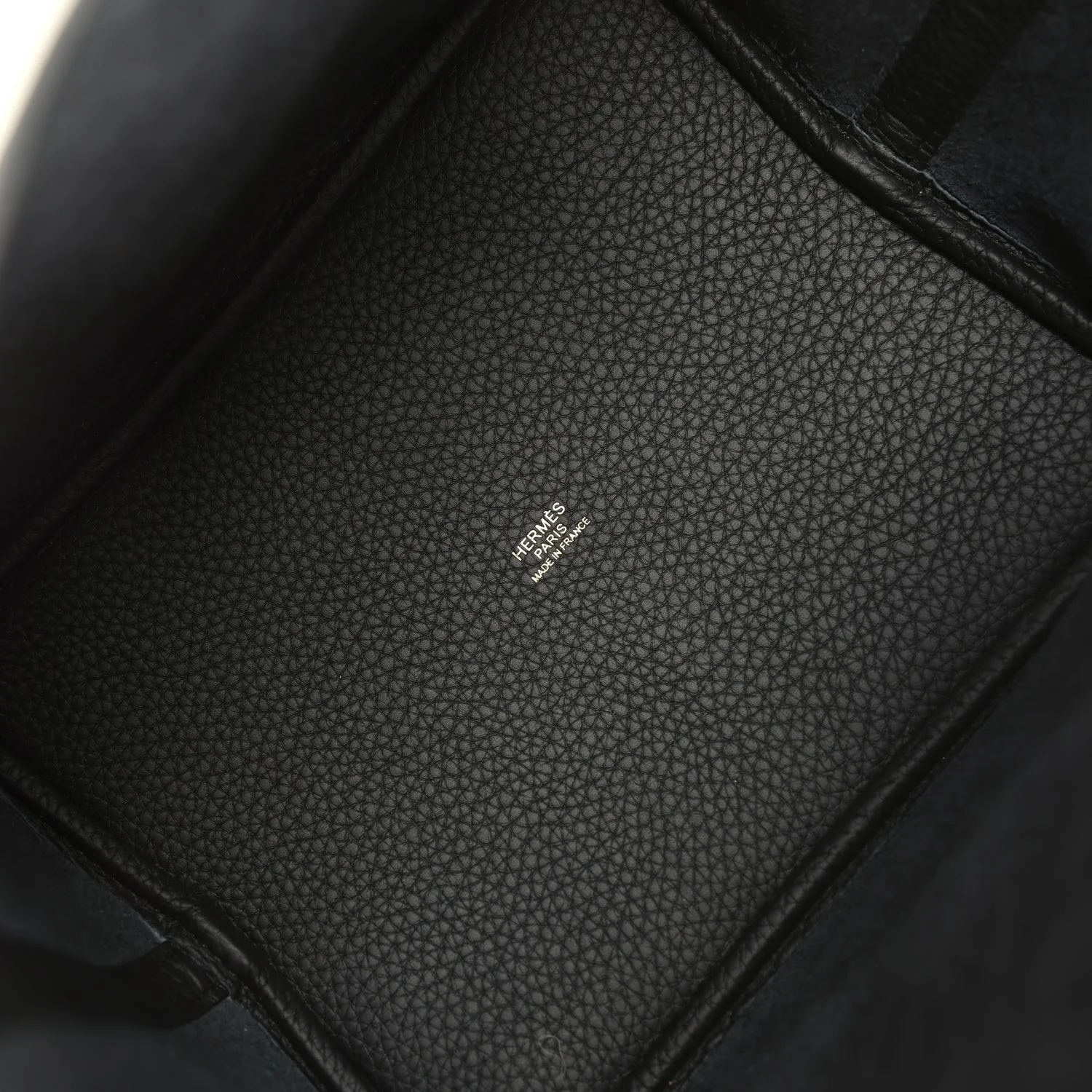 Hermes Picotin Lock 22 Black Clemence Gold Hardware — фото 8