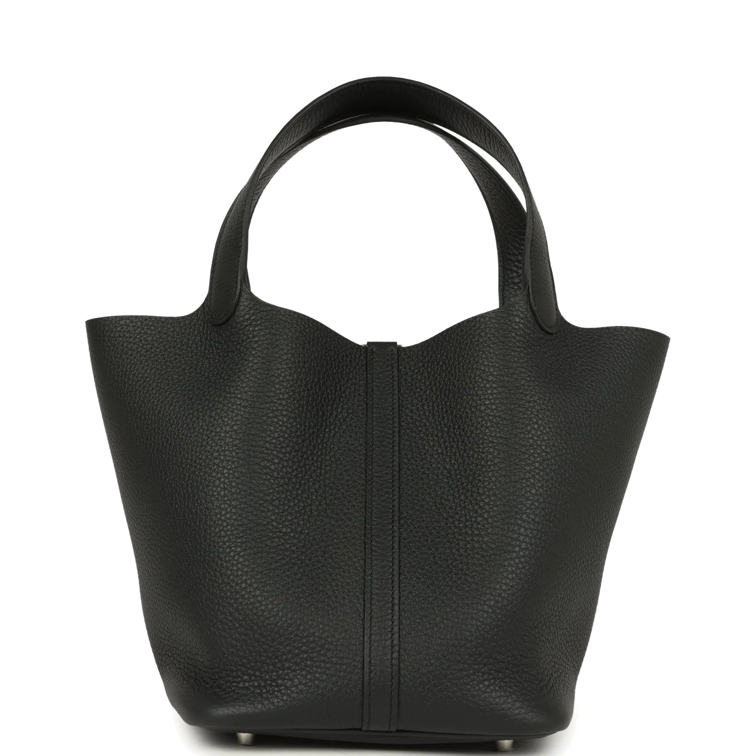 Hermes Picotin Lock 22 Black Clemence Palladium Hardware — фото 6
